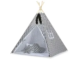 namiot-tipi-dla-dzieci-zawieszki-piora-chevron-czarny