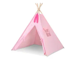 namiot-tipi-dla-dzieci-zawieszki-piora-rozowy