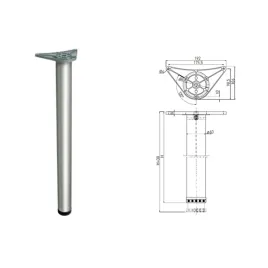 noga-meblowa-fi-60-h-710-aluminium-gtv