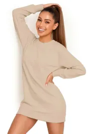 bluza-damska-oversize-modna-dresowa-sukienka-bawelniana-l-bezowa