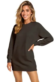 bluza-damska-oversize-szeroka-dresowa-ciepla-modna-bawelna-sukienka-m