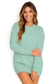 bluza-damska-oversize-modna-dresowa-sukienka-bawelniana-l-mietowa