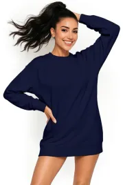 bluza-damska-oversize-modna-dresowa-sukienka-bawelniana-l-granatowa