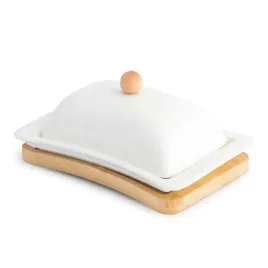pojemnik-na-maslo-porcelanowy-bialy-19-cm-drewniana-podstawa-bambus-altom
