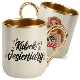 kubek-premium-zloty-ecru-personalizowany-jesienny-jesieniara-prezent