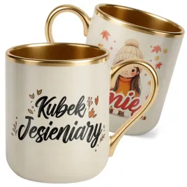kubek-premium-zloty-ecru-personalizowany-jesienny-jesieniara-prezent
