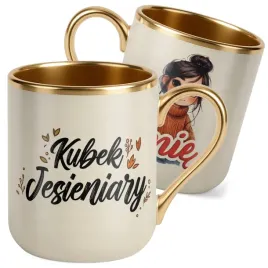 kubek-premium-zloty-ecru-personalizowany-jesienny-jesieniara-prezent