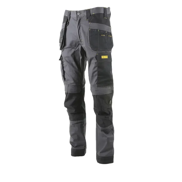 DEWALT SPODNIE ROBOCZE RIP-STOP PRO-STRETCH CZARNE SZARE 32 DWC192-004-32