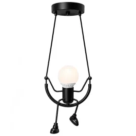 lampa-sufitowa-wiszaca-ludzik-humanoid-hustawka-czarna-unikalny-design-loft