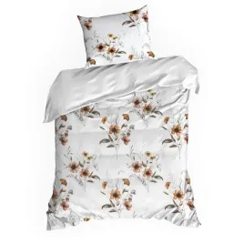 posciel-bawelniana-celine-140x200-70x80-biala-bezowe-kwiaty