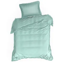 posciel-z-mikrofibry-mifal-140x200-70x80-cm-mietowa-z-falbanka