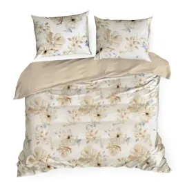 posciel-satynowa-spring-160x200-70x80-cm-bezowa-kwiaty-elegancka
