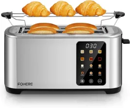 fohere-toster-4-szczelinowy-dotykowy-lcd-6-trybow-ruszt-tacka-na-okruchy