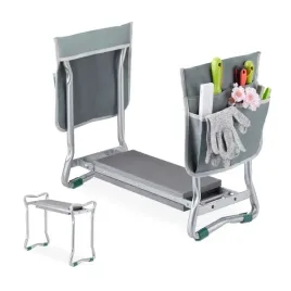 lawka-ogrodowa-relaxdays-skladana-150kg-wyscielana-kieszenie-szara
