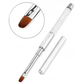pedzelek-do-zelu-okragly-z-krysztalkami-bialy-nr-4-plaski-manicure-skladany
