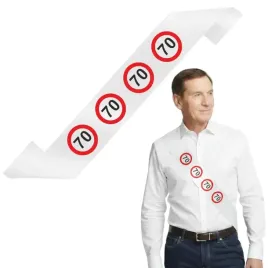 szarfa-urodzinowa-traffic-birthday-70-urodziny-bialy-160-cm
