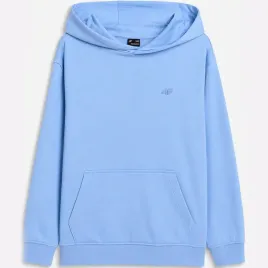 bluza-chlopieca-4f-nieocieplana-sportowa-z-kapturem-bawelniana-blekitna-152