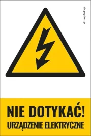 naklejka-nie-dotykac-urzadzenie-elektryczne-zolta