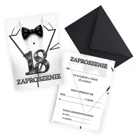 zaproszenia-na-18-urodziny-eleganckie-czarna-koperta