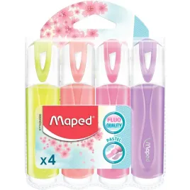 zakreslacz-fluo-peps-pastel-mix-kolorow-4-szt-etui-pud-z-zaw-742546-maped