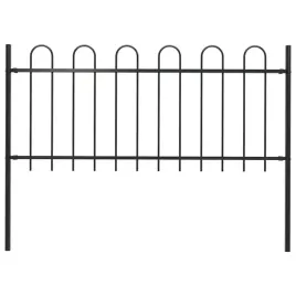 ogrodzenie-ogrodowe-stalowe-z-panelami-i-slupkami-181-x-150-cm-czarne