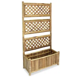 donica-ogrodowa-z-trejazem-bambusowym-70x30x135-cm
