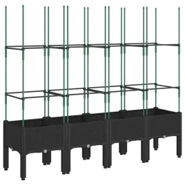donica-ogrodowa-z-kratka-rattanowa-z-polipropylenu-160x40x1425-cm-czarn