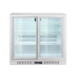 lodowka-barowa-z-podwojnymi-drzwiami-suwanymi-arktic-150l-srebrny-230v