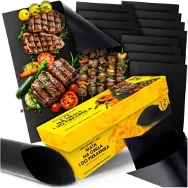 12x-mata-do-grilla-teflonowa-podkladka-do-pieczenia-tacka-wielorazowa-bbq