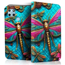 etui-z-klapka-na-telefon-realme-c25y-case-pokrowiec-ze-wzorem-szklo