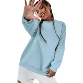 bluza-damska-oversize-bawelniana-sukienka-luzna-blekitna-bez-kaptura-l