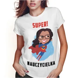 koszulka-damska-dzien-nauczyciela-super-nauczycielka-s-super-jakosc