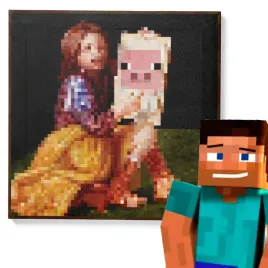 obraz-z-gry-minecraft-mc-prezent-dla-dziecka-gracza-fana-pig-scene
