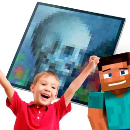 obraz-z-gry-minecraft-mc-prezent-dla-dziecka-gracza-fana-or-skull-and-roses