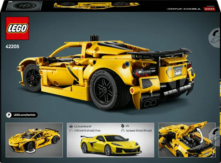 lego-technic-chevrolet-corvette-stingray-speed-42205-stan-opakowania-oryginalne