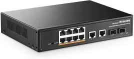 mokerlink-12-portowy-switch-poe-8-ge-poe-2-ge-uplink-120-w