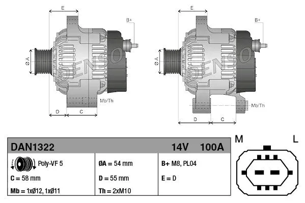 alternator-dan1322-den