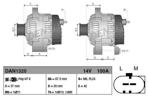 alternator-dan1320-den