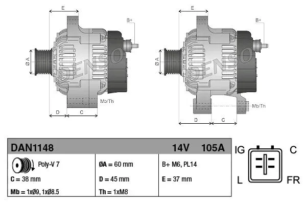 alternator-dan1148-den