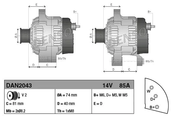 alternator-dan2043