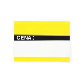 cenowki-laminowane-a7-cena-pisana-10szt-zolte