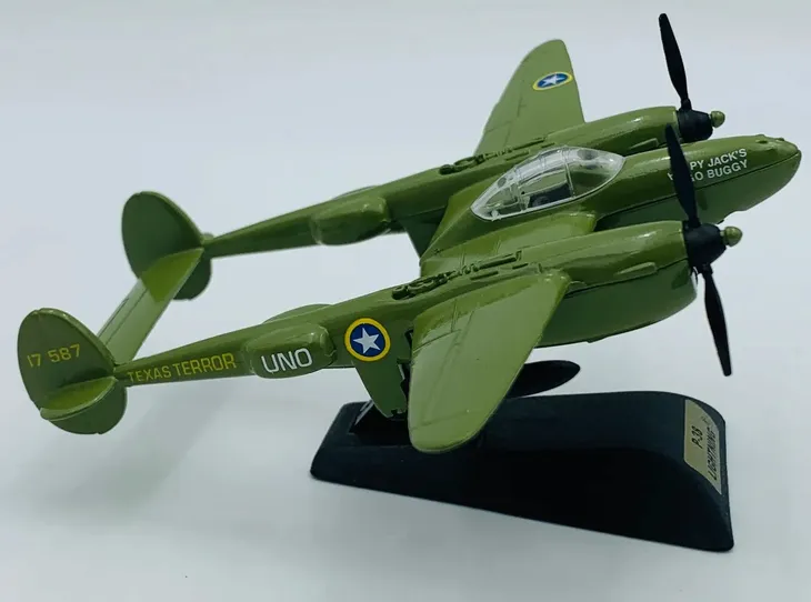 samolot-lockheed-p-38-lightning-model-metal-motormax-marka-motormax-waga-z-opakowaniem-0-4-kg