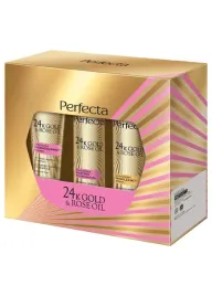 zestaw-prezentowy-perfecta-24k-gold-and-rose-oil-peeling-mleczko-tonik