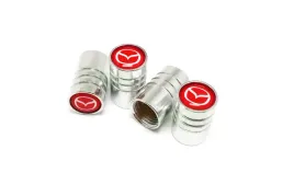 aluminiowe-nakretki-na-wentyle-mazda-do-samochodow-mazda-srebrne-logo-mazda