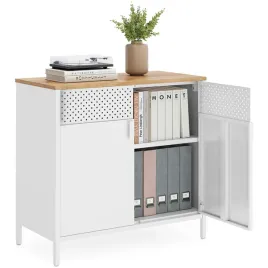 songmics-szafka-metalowa-z-drzwiami-regal-polka-biala-80x40x76cm