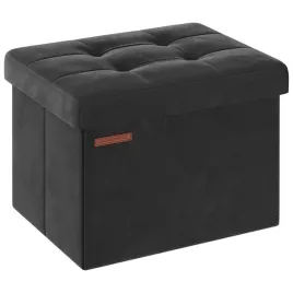 songmics-pufa-lawka-ze-schowkiem-31x41x31cm-czarna-welurowa-skladana