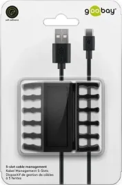 organizer-kabli-klej-3m-czarny-na-5-kabli-goobay
