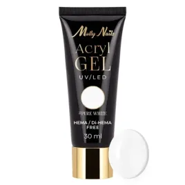 akrylozel-powder-gel-pure-white-mollylac-30ml