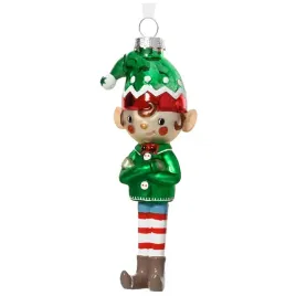 bombka-choinkowa-zawieszka-choinkowa-szklana-elf-swiateczny-14-cm-zielona