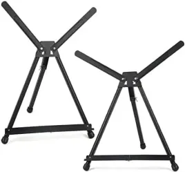 2x-aluminiowa-sztaluga-ekspozycyjna-z-gumowymi-nozkami-dla-obrazow-do-54-cm